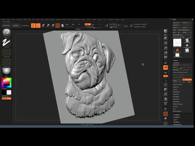 Grayscale Zbrush To Model Vectric Aspire