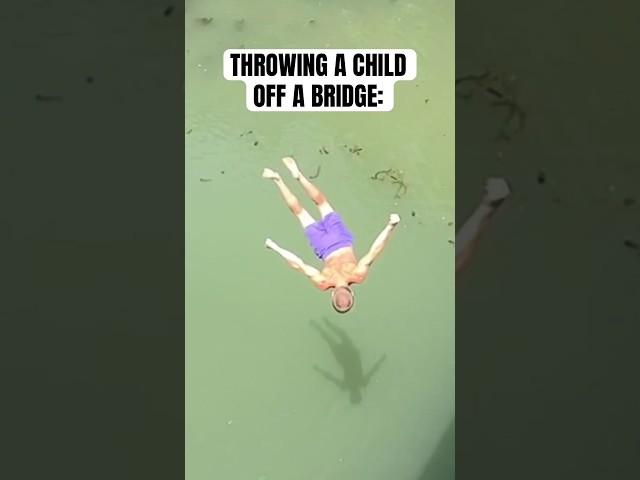 THROWING A CHILD OFF A BRIDGE  With @Parker_Zebell