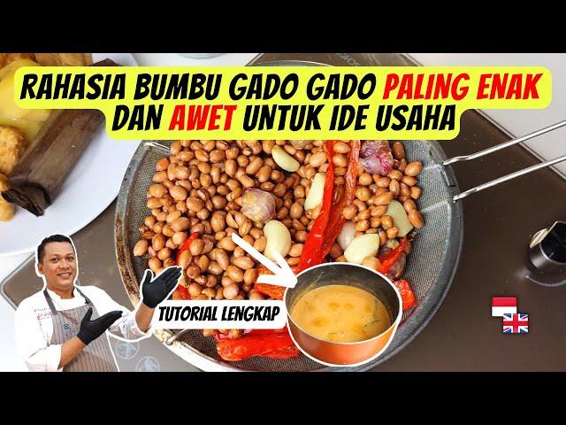 INI RAHASIANYA ‼️ RESEP DAN CARA MEMBUAT BUMBU GADO - GADO YANG ENAK UNTUK IDE USAHA