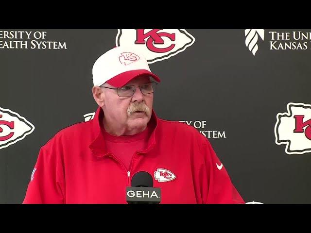 Chiefs HC Andy Reid on Mahomes: 'If he can go, he'll go'