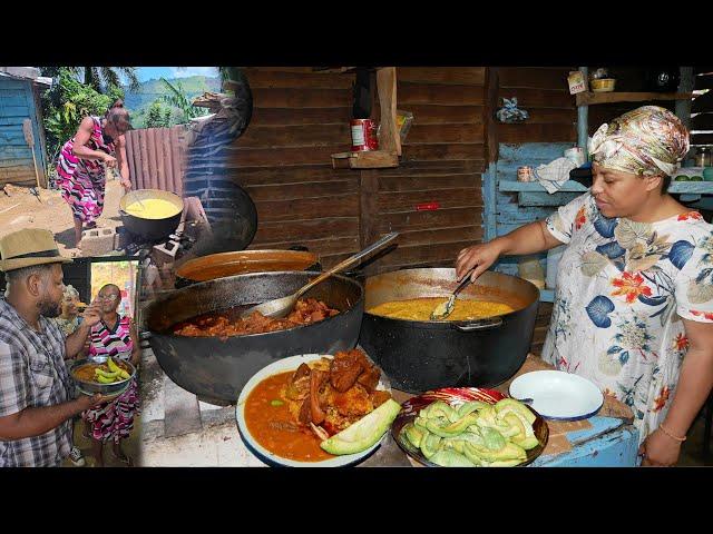 Comida Dominicana del Campo, Chenchen, Plato tipico del sur de Republica dominicana