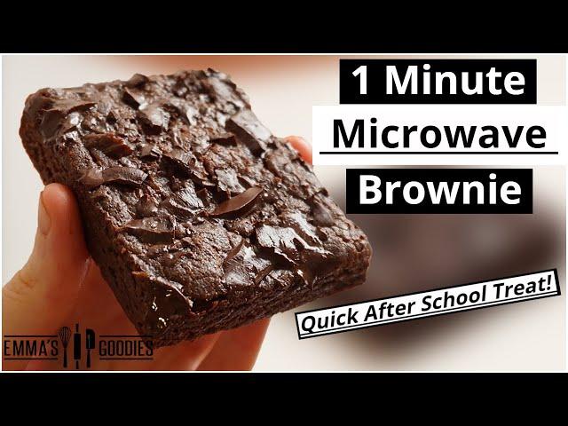 1 Minute Microwave BROWNIE ! The EASIEST Chocolate Brownie Recipe