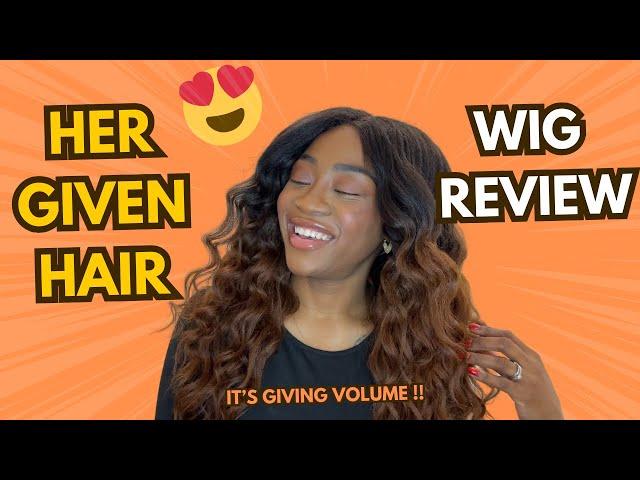 HERGIVENHAIR WIG REVEIW  #DALHIAILOVEYOU