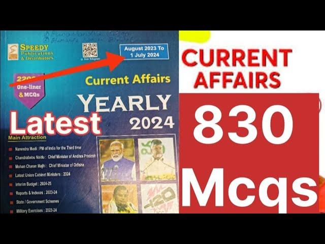 Current affairs important question@Current affairs speedy book@mission govt job