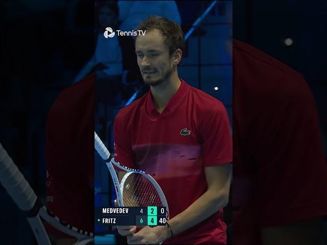 Daniil Medvedev Tries Unique Return Technique