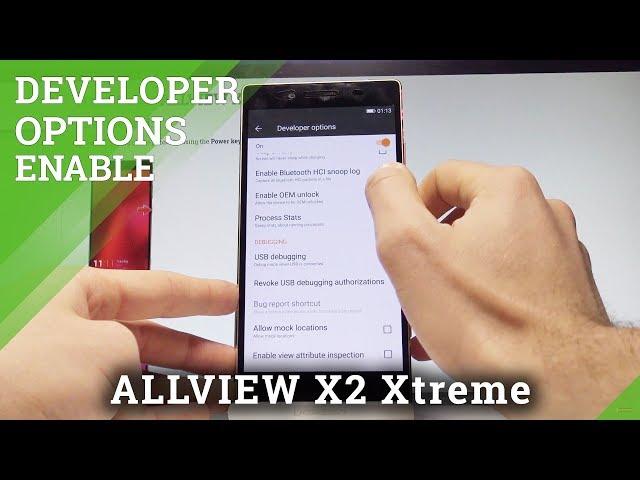 How to Allow Developer Options on ALLVIEW X2 Xtreme - Enable OEM Unlock |HardReset.Info
