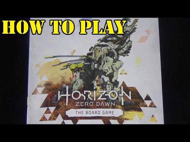 Horizon Zero Dawn The Board Game Tutorial