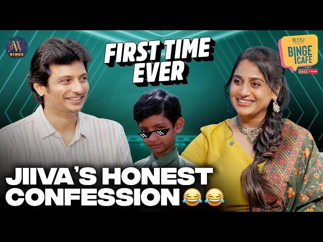 Jiiva's Honest Confession  | First Time Ever  | Binge Cafe With Anu Hasan | #black | JFW Binge