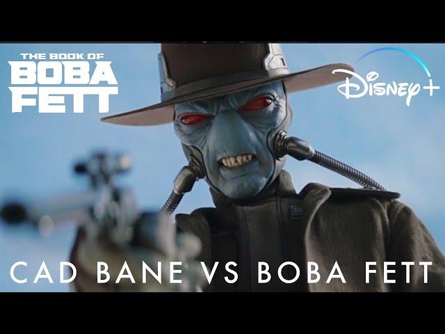 Star Wars The Book of Boba Fett: Cad Bane vs Boba Fett | Disney+