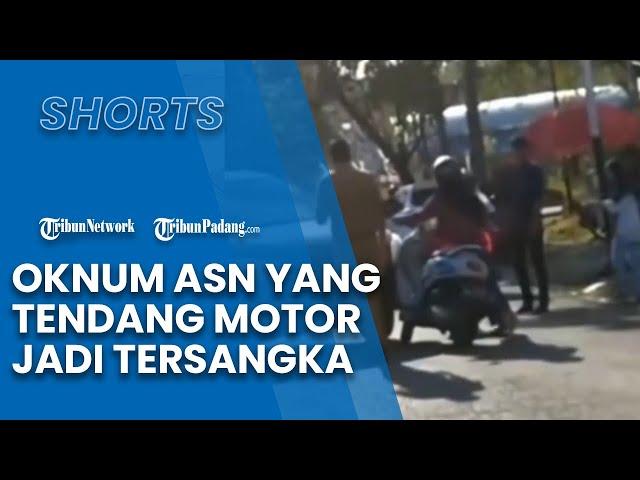 Oknum ASN Pemkab Sinjai yang Tendang Motor Wanita Ditetapkan Jadi Tersangka