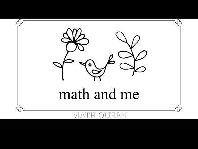 FIRST VIDEO! | ALL ABOUT MATH AND ME! | MATH QUEEN