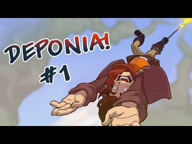 Игра вынос мозга! xD  Deponia #1