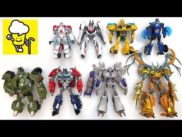 Transformers Prime TFP Optimus Prime Bumblebee Megatron Arcee Robots to Vehiclesトランスフォーマー 變形金剛