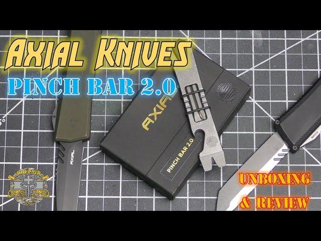 Axial Knives pinch Bar 2.0 Titanium pocket Tool