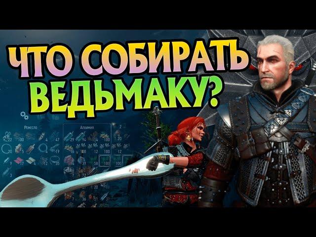 Какие ресурсы собирать новичку в Ведьмак 3?