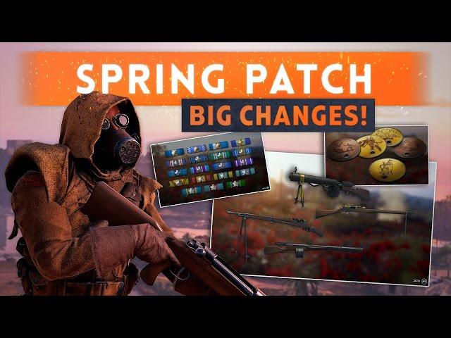 ► SPRING UPDATE PATCH NOTES & NEW FEATURES! - Battlefield 1 (Server Passwords & Level 10 Weapons)