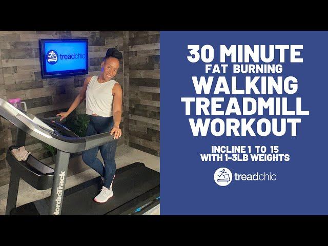 30 Minute Fat-Burning Walking Treadmill Workout! #walking #treadmill #fatburning #treadmillworkout