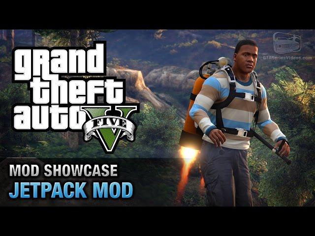 GTA 5 PC - Jetpack Mod [Mod Showcase]