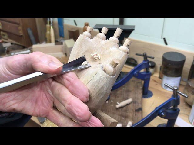 Carving the hand. part 4.