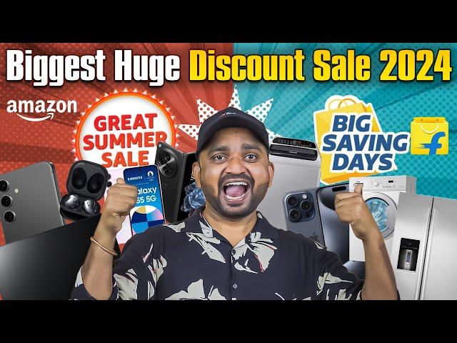 Flipkart Big Saving Days 2024   Amazon Summer SALE 2024 Mobile & Smart TV Offers telugu