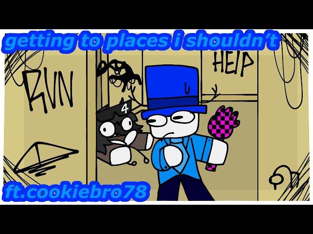 getting to places i shouldn't | ft. @cookiebro78 | Slap Battles Roblox