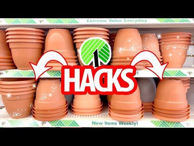 25 *BEST* $1 Dollar Tree PLANTER HACKS & DIYs! + Organization