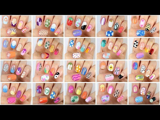 New Nail Art 2023 | 100+ Nail Art Design Compilation Using Household Items!