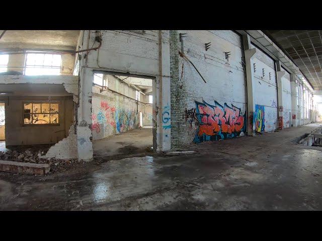 Fpv Urbex exploration of one of many abandoned industrial sites in Belgium