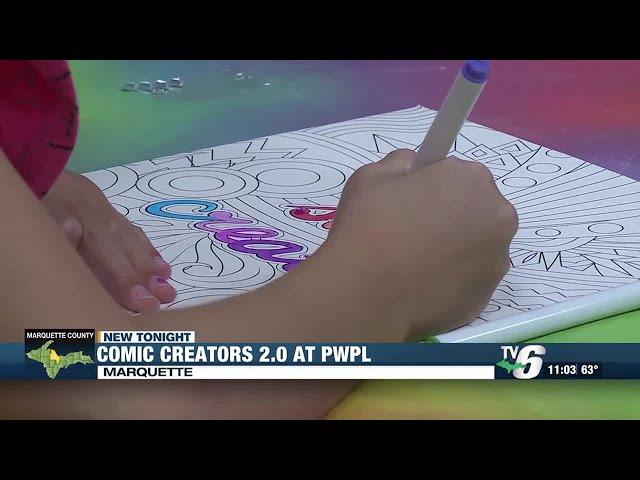 Peter White Public Library hosts 'Comic Creators 2.0' program