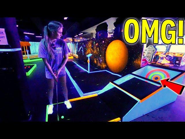 We've Never Seen a Blacklight Mini Golf Course Like This