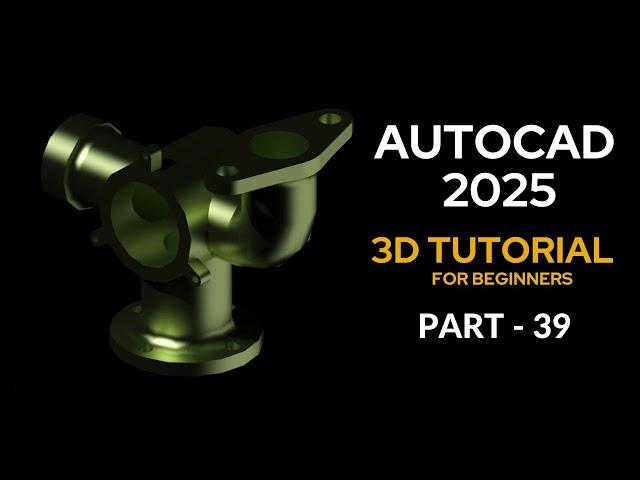 AutoCAD 2025 3D Modeling Tutorial for Beginners || AutoCAD Bangla Tutorial