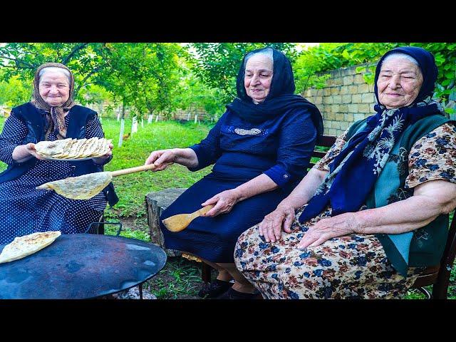 Grandma went to visit-The sisters cooked meat qutab