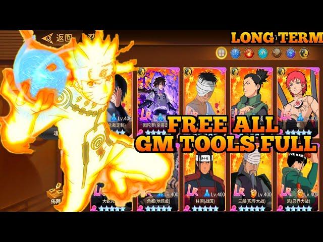 Open Naruto Ninja War P-Server Free GM TOOLS FULL - Free All Ninja & All Item , Full Ingot