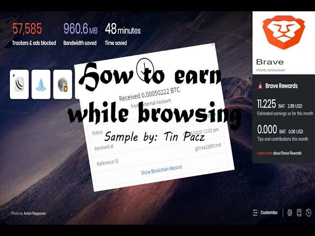 Earn real cash while browsing || Brave Browser