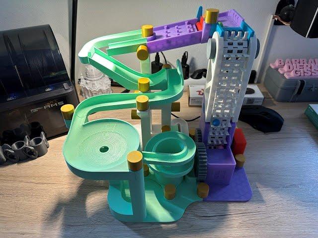 #38 Bambu Lab X1C Combo - Marble Run Components Kit 003 - @by Dierk GRH #bambulab #p1p #3d