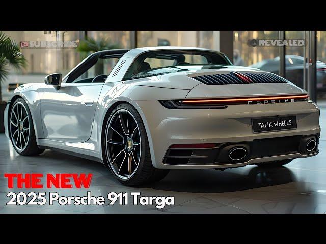 Unveiling 2025 Porsche 911 Targa Be Very Different From The Coupe. New Porsche 992.2 911