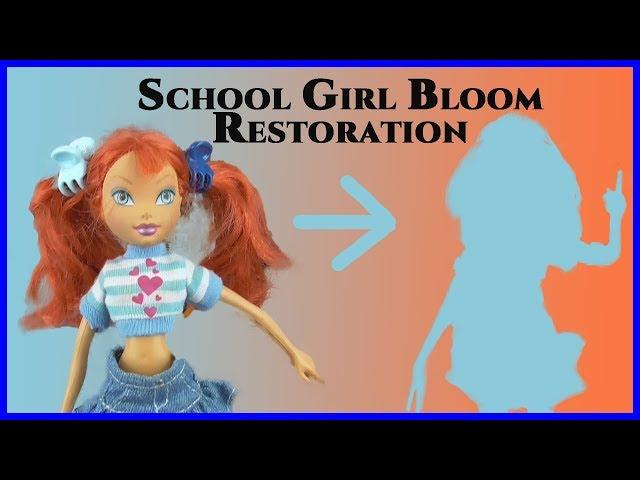 WINX CLUB Season 2 Bloom School Girl by Mattel Restoration! - TYLER'S TOY BOX