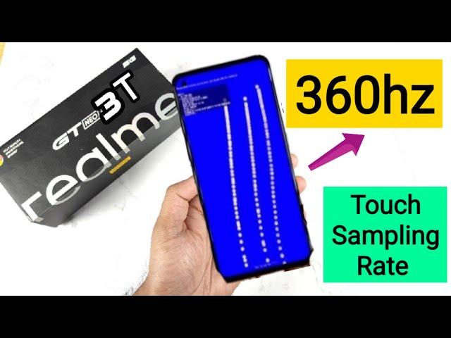 Realme GT Neo 3T Touch Sampling Rate Demo is it 360hz #realmegtneo3t