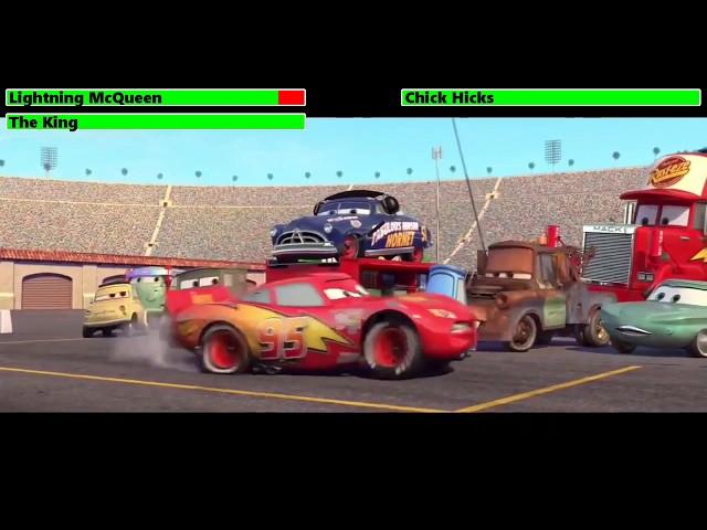 Cars (2006) Final Race with healthbars (Birthday Special)