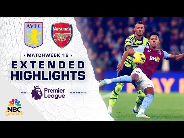 Aston Villa v. Arsenal | PREMIER LEAGUE HIGHLIGHTS | 12/9/2023 | NBC Sports