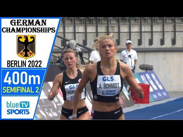 Alica Schmidt | 400m SF2 • German Athletics