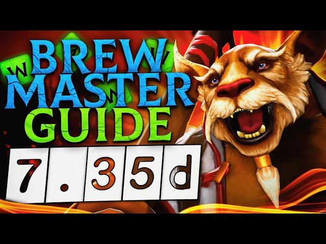 ЛУЧШИЙ ГАЙД НА BREWMASTER 7.35d | ОТ ТОП 10 DOTABUFF