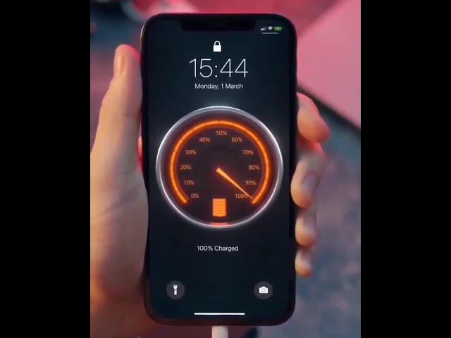 Speedometer Charging Animation | Live Wallpaper For Mobile  #Shorts