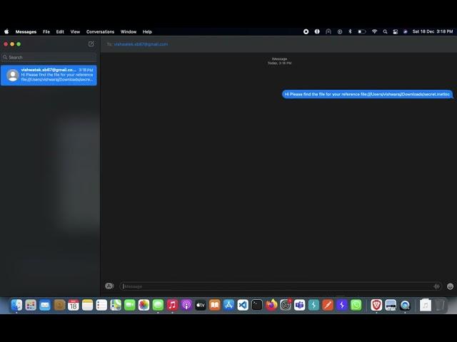 macOS Messages RCE - Version 14.0 (6000)