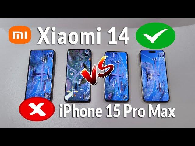 Xiaomi 14 vs Xiaomi 13 Pro vs iPhone 15 Pro Max vs Xiaomi 13T Pro