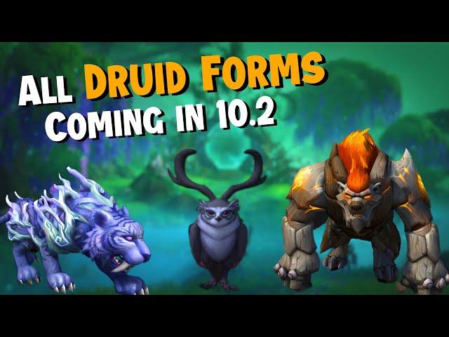 ALL Possible Druid Forms coming in Patch 10.2 (Season 3) - Wow Dragonflight