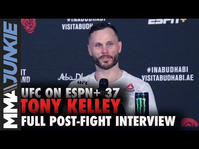 Tony Kelley rips Ali Alqaisi for post-fight antics | UFC on ESPN+ 37 post-fight interview