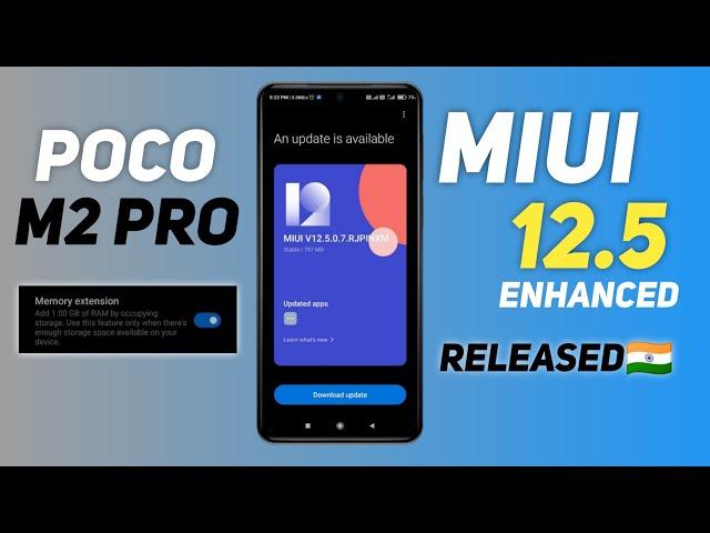 Poco M2 Pro Miui 12.5 Enhanced Edition Update Finally Released | Miui 12.5.0.7 New Update