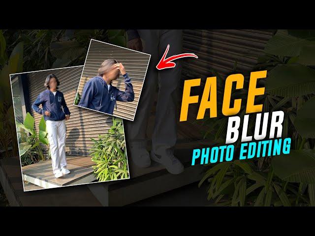 FACE BLUR PHOTO EDITING | INSTAGRAM TRENDING PHOTO EDITING TUTORIAL | HEAD BLUR PHOTO EDITING