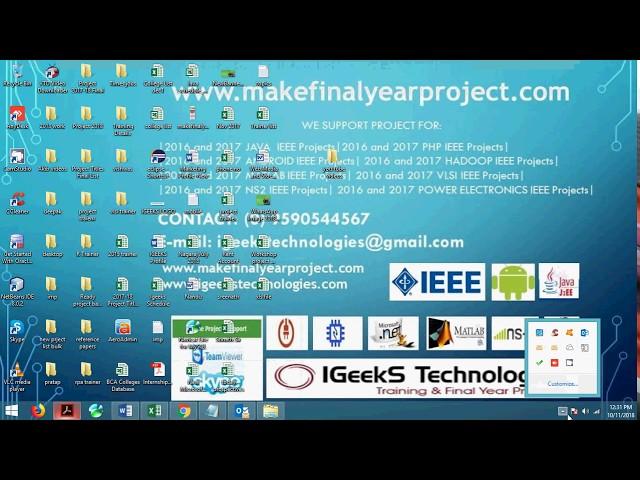 IEEE 2018 Machine Learning Python Final Year Project List